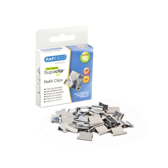 Supaclip Clip Refills 40Mm X50Pcs