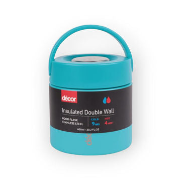 Insulated Double Wall Food Flask 600Ml