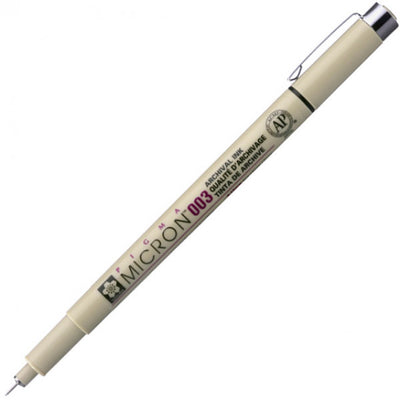 Micron Waterproof - Permanent Pen 003 - 0.15Mm