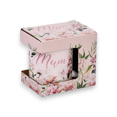 MUM FLORAL PINK MUG