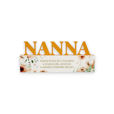 FLORAL CUTOUT Plague - NANNA
