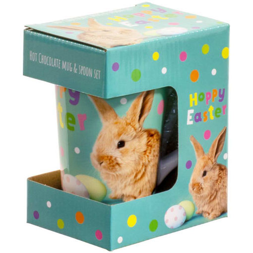 Easter Hot Chocolate Mug & Spoon Set - Bunny