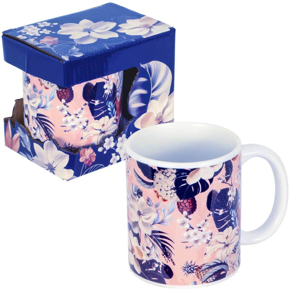 beautiful floral design gift box.