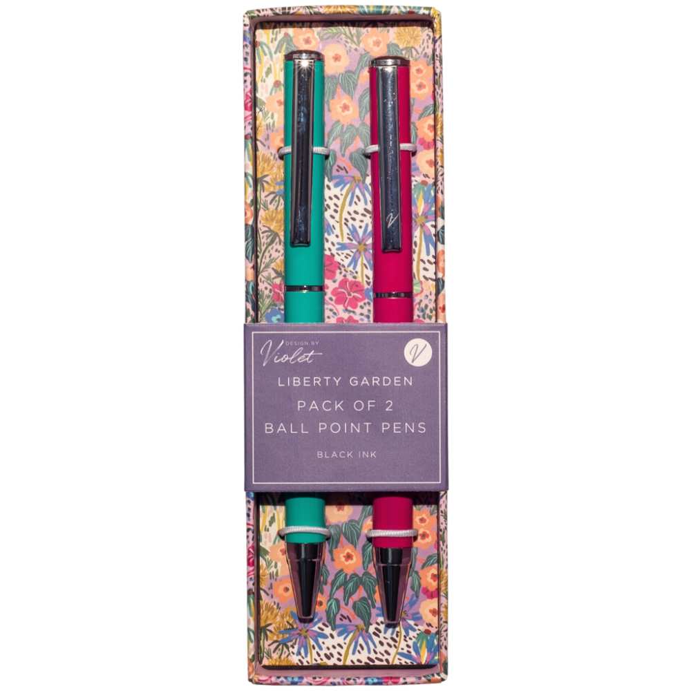 GARDEN PACK OF 2 BALLPOINT PENS