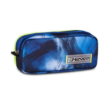 Seven 2 Zip Blu Fusion Pencil Case