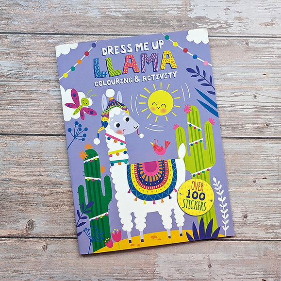 Dress Me Up Colouring And Activity Book -Llamas