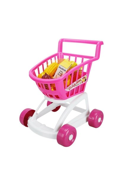 Shopping Trolley With Food Items