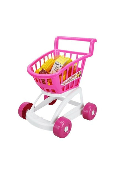 Shopping Trolley With Food Items