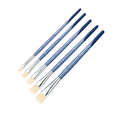 Paint Brush flat Pack x5pcs