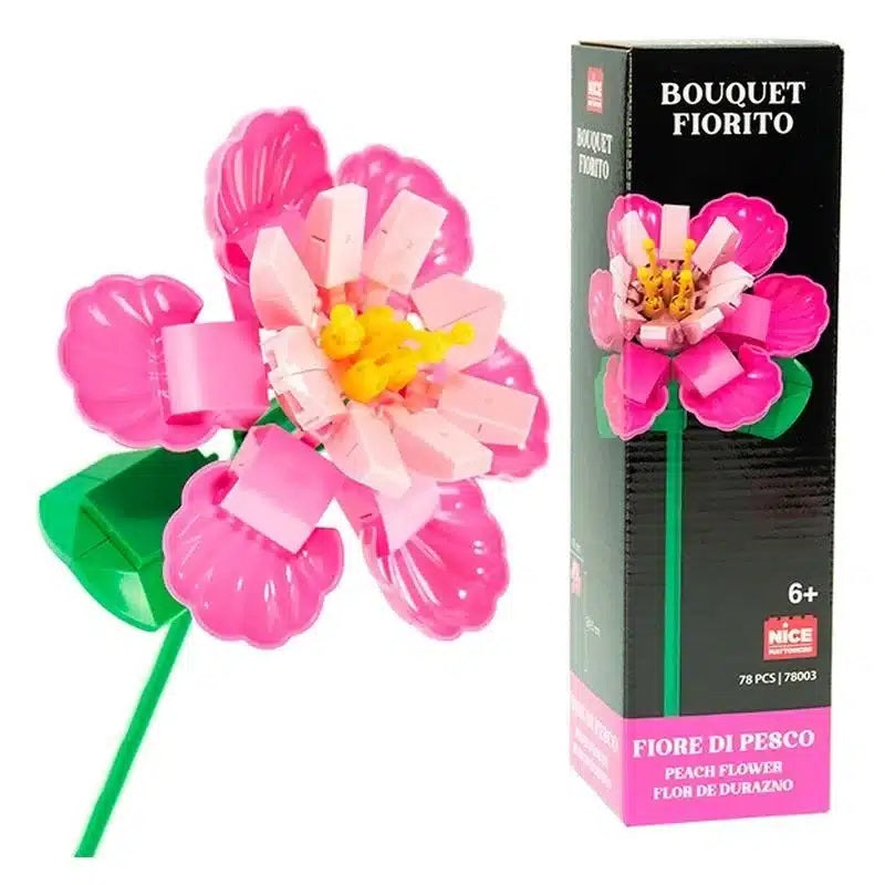 Model Building Blocks - Peach Flower