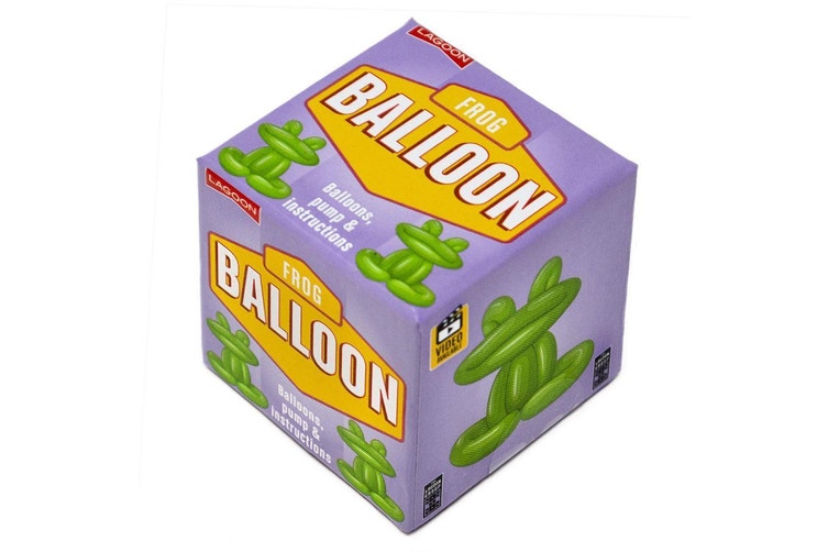 Animal Balloon Modelling Kit Balloons Pump And Intructions - Frog