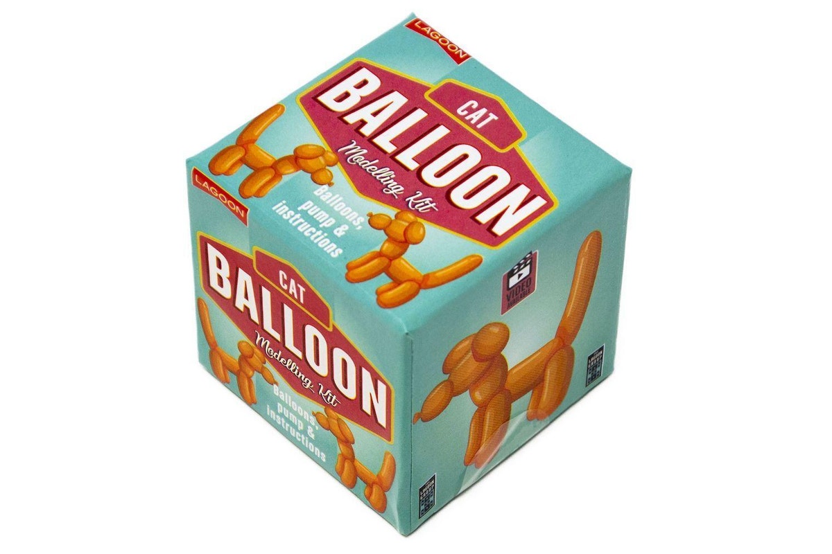 Animal Balloon Modelling Kit Balloons Pump And Intructions - Cat