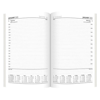 Appointment Diary 2026 A4 2 Pages Per Day 1 Page Morning 1 Page Evening