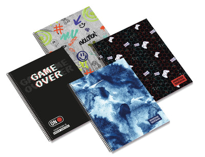 Spiral A5 notebook - game over x1pc