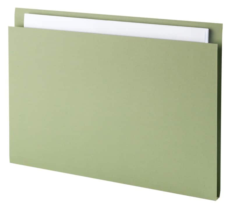 Tab File - Square Cut Folder A4 Green