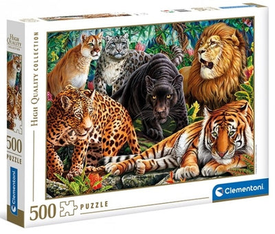 Puzzle Wild Cats X 500 Pcs