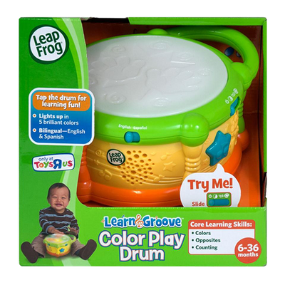 Learn And Groove Color Play Drum Green