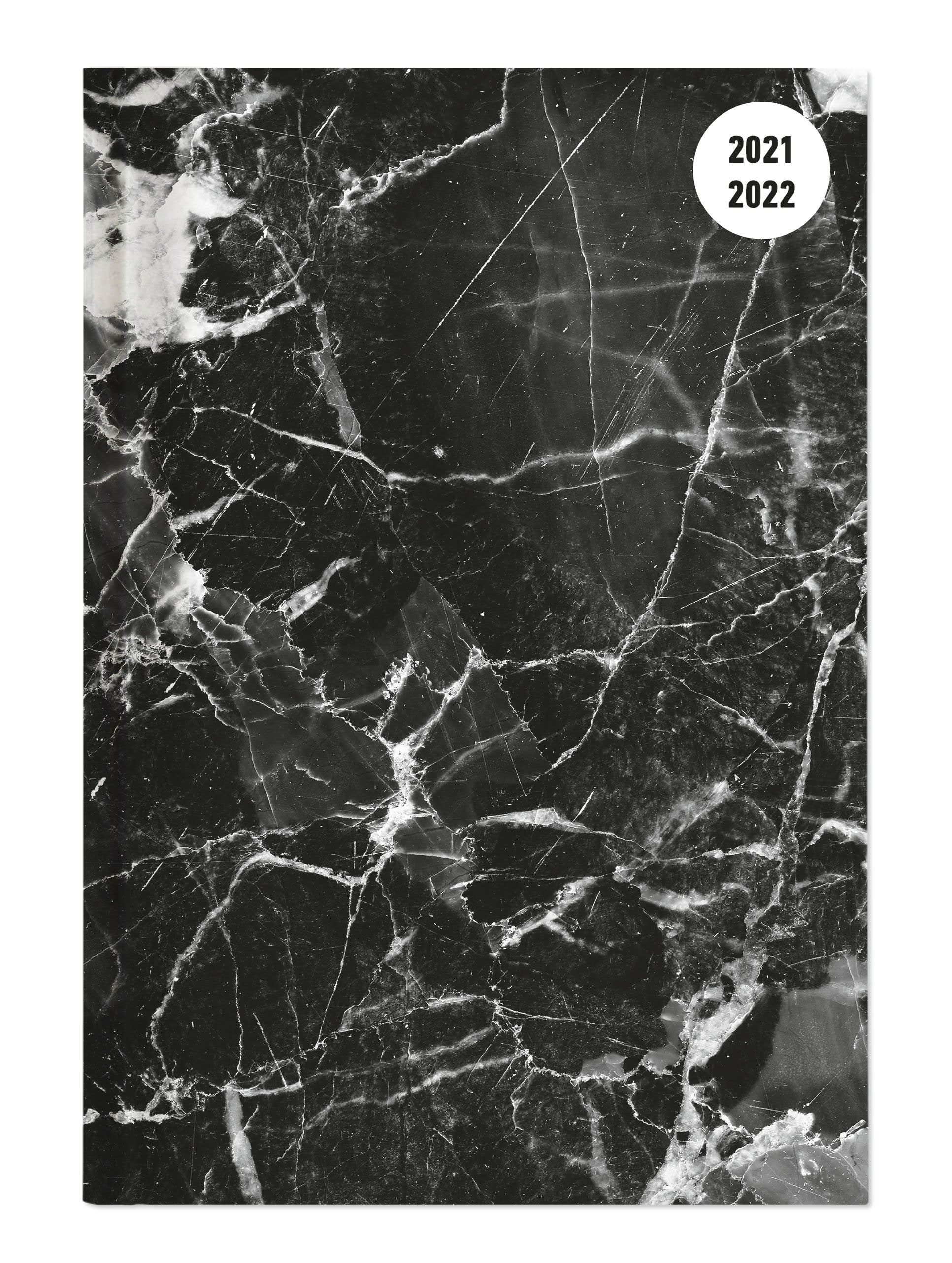 School Diaries A5 Black Marble