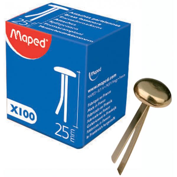 Paper Fasteners X100 25mm