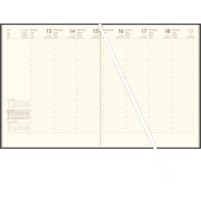 Diary 2026 one week on 2 pages 21x26.5 cm