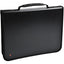 Salesman Briefcase With Handle And 4 Ring Binder Black