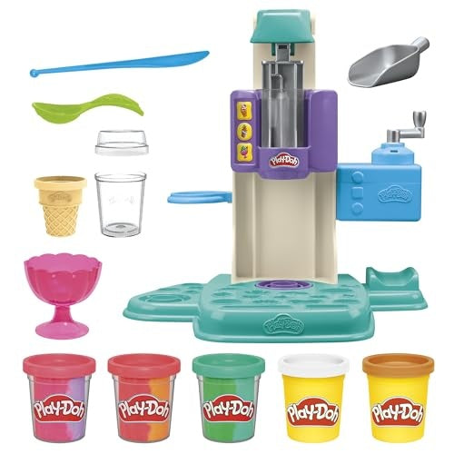 Play-Doh Rainbow Swirl Ice Cream Play Set