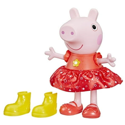 Peppa Pig - PeppaS Muddy Puddles Party Interactive Peppa Doll - 55+ sounds and reactions