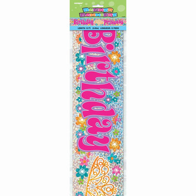 Birthday Princess Banner 3.65Mtrs