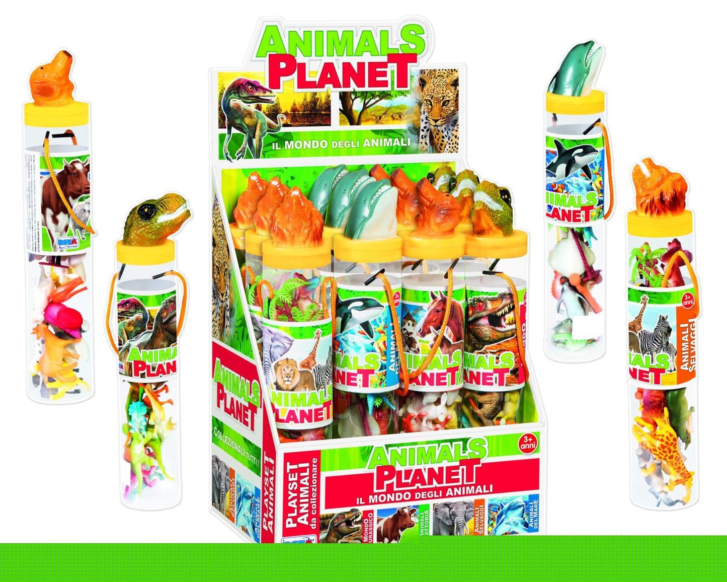 Animals In Small Tube
