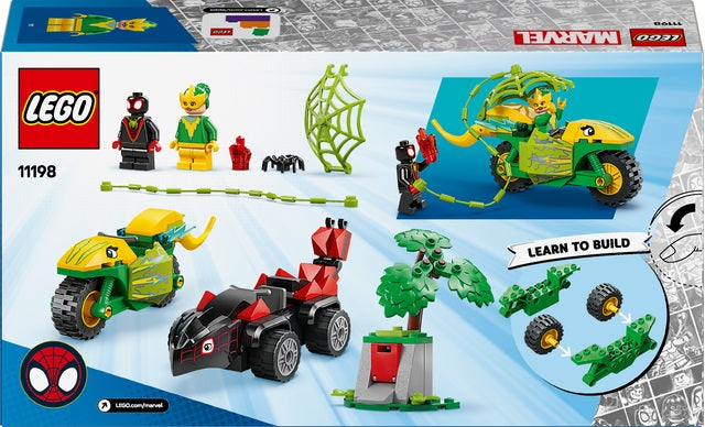 LEGO Marvel Spidey Spin and Electro Dinosaur Vehicle Chase 11198