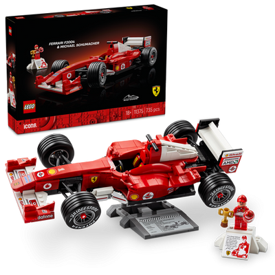 LEGO Icons Ferrari F2004 and Michael Schumacher 11375