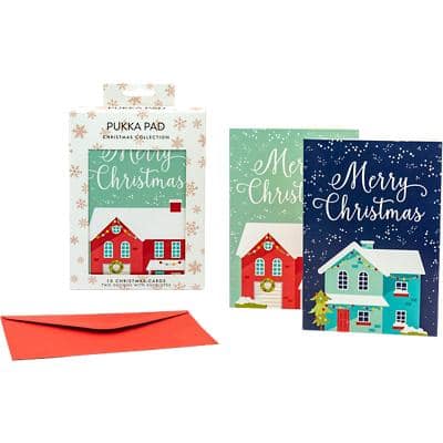 Greeting Card Christmas Assorted X10 Cards