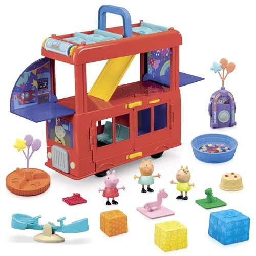 Peppa Pig - Peppas 2-in-1 Party Bus