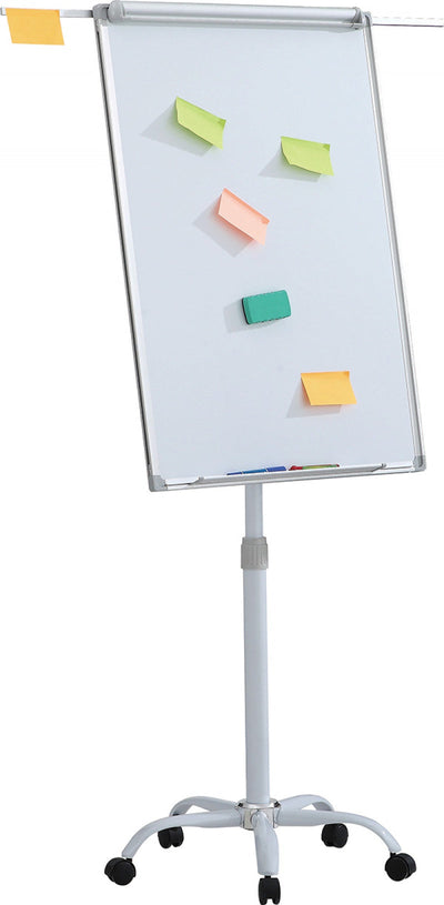 Whiteboard On Stand And wheels - Magnetic 1000 X 700Mm
