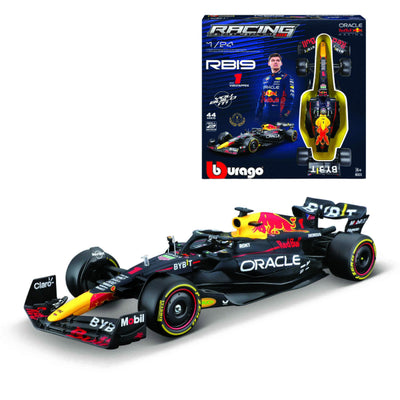 Bburago F1 KIT Red Bull RB19 Max Verstappen 1-24 Model Car with Helmet