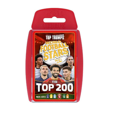 Top Trumps - World Football Stars Top 200 Card Game Pack 4