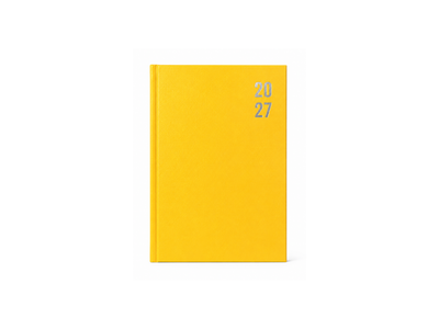 Diary Hardback A5 1 day a page saturday & sunday Half day 2027