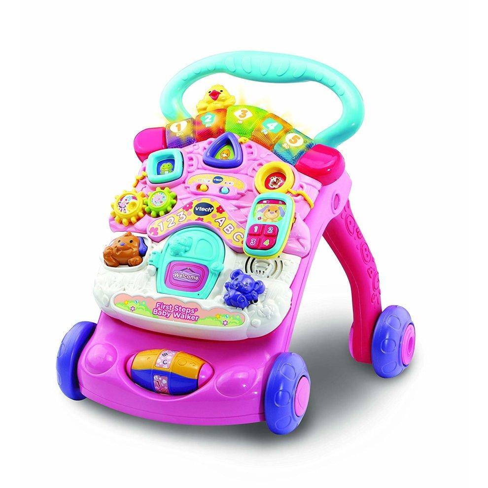 First Steps Baby Walker Pink