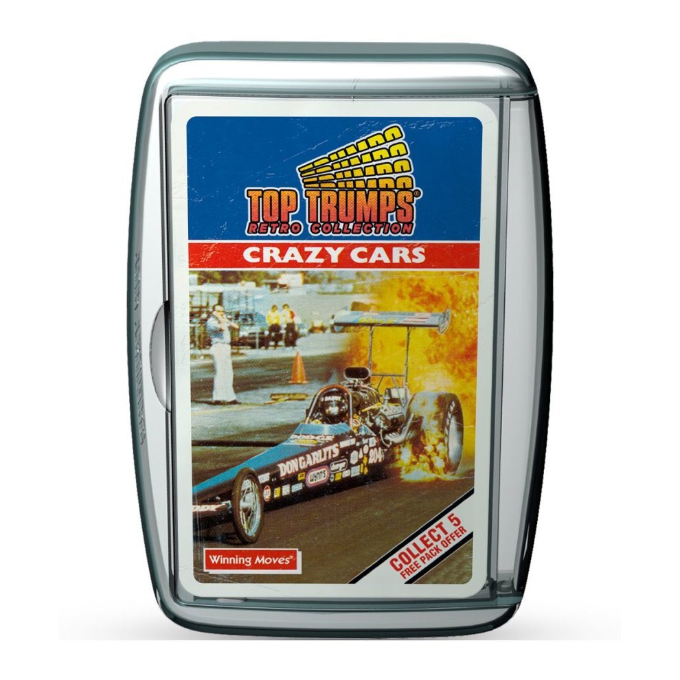 Top Trumps Card Game - Crazy Cars Retro Edition