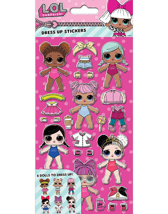 Lol Dress Up Stickers