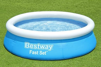 Fast Set Above Ground Pool Without Pump - Diameter 183 X 51 Cm Blue - 940 Litres - Self-Assembly Safety Valve Include