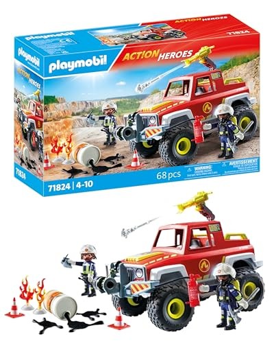 Playmobil 71824 Action Heroes Firefighting Truck - 71824