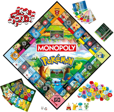 Monopoly - Pokemon Edition Board Game