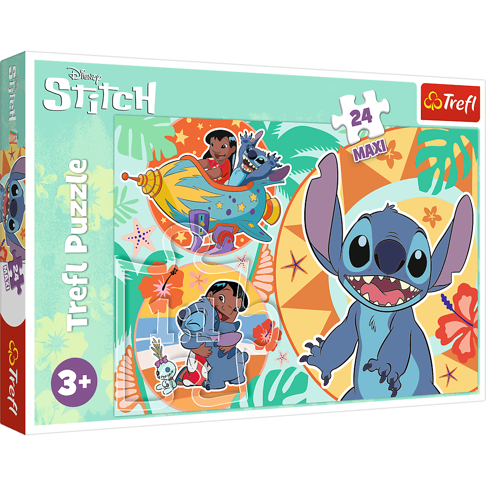 Puzzle Maxi X24 Pcs - Happy Day Of Lilo & Stitch