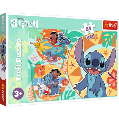 Puzzle Maxi X24 Pcs - Happy Day Of Lilo & Stitch