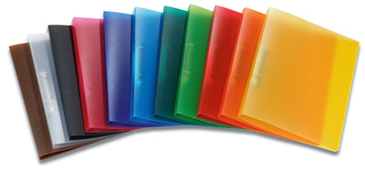 Soft File A4 2 Ring Transperant colour With Front Cover - 25mm