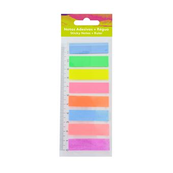 Sticky Notes 44x12mm 8 Colors with Ruler