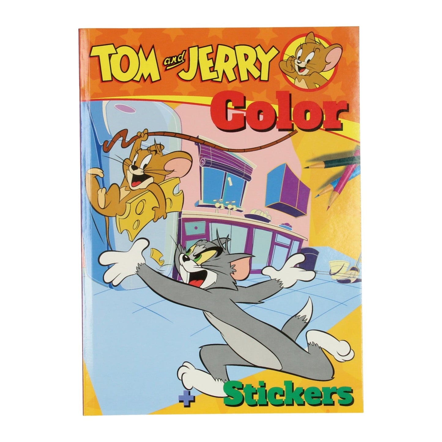 Tom And Jerry Colouring Book With Stickers