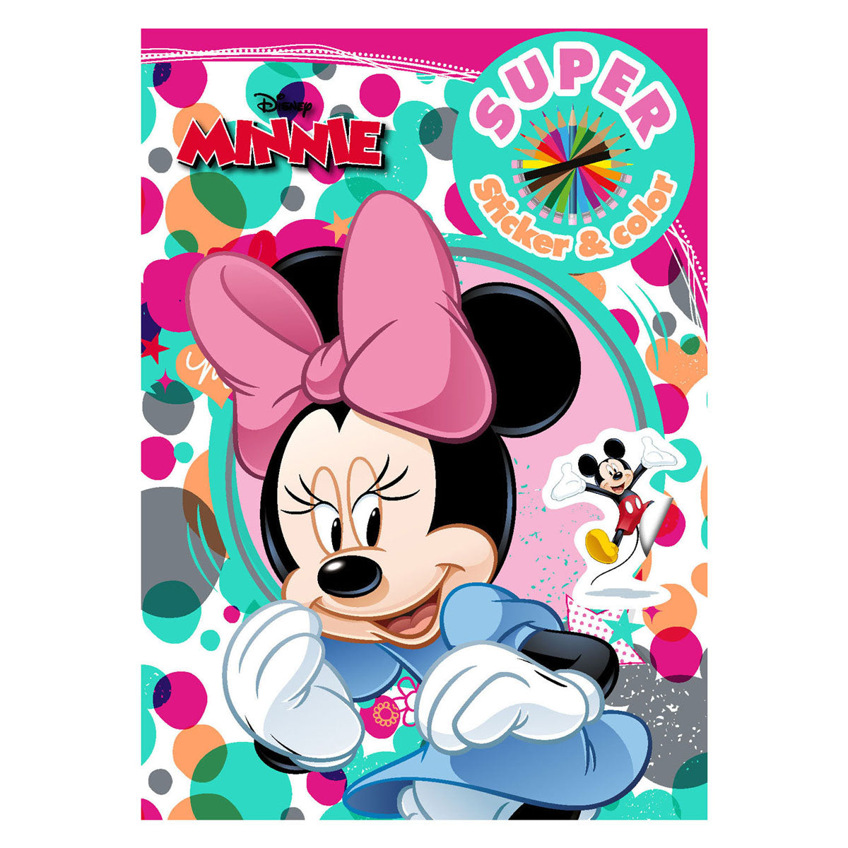 Minnie Mouse Super Sticker & Coloring Book