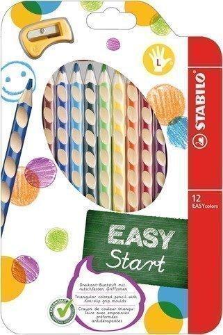 Stabilo Easycolors Wallet Of 12 Pcs For Left-Handers